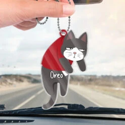 Cats Make The Best Festive Friends, Curled Up By The Tree - Cat Personalized Custom Car Ornament - Acrylic Custom Shaped - Gift For Pet Owners, Pet Lovers 8 Cats Make The Best Festive Friends, Curled Up By The Tree - Cat Personalized Custom Car Ornament - Acrylic Custom Shaped - Gift For Pet Owners, Pet Lovers -Pawfect House Store 6765482d82d09