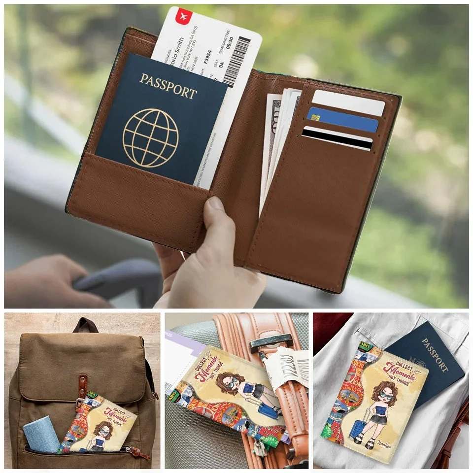 Every Mile Brings A New Story - Travel Personalized Custom Passport Cover, Passport Holder - Holiday Vacation Gift, Gift For Adventure Travel Lovers 5 Every Mile Brings A New Story - Travel Personalized Custom Passport Cover, Passport Holder - Holiday Vacation Gift, Gift For Adventure Travel Lovers - Image 5