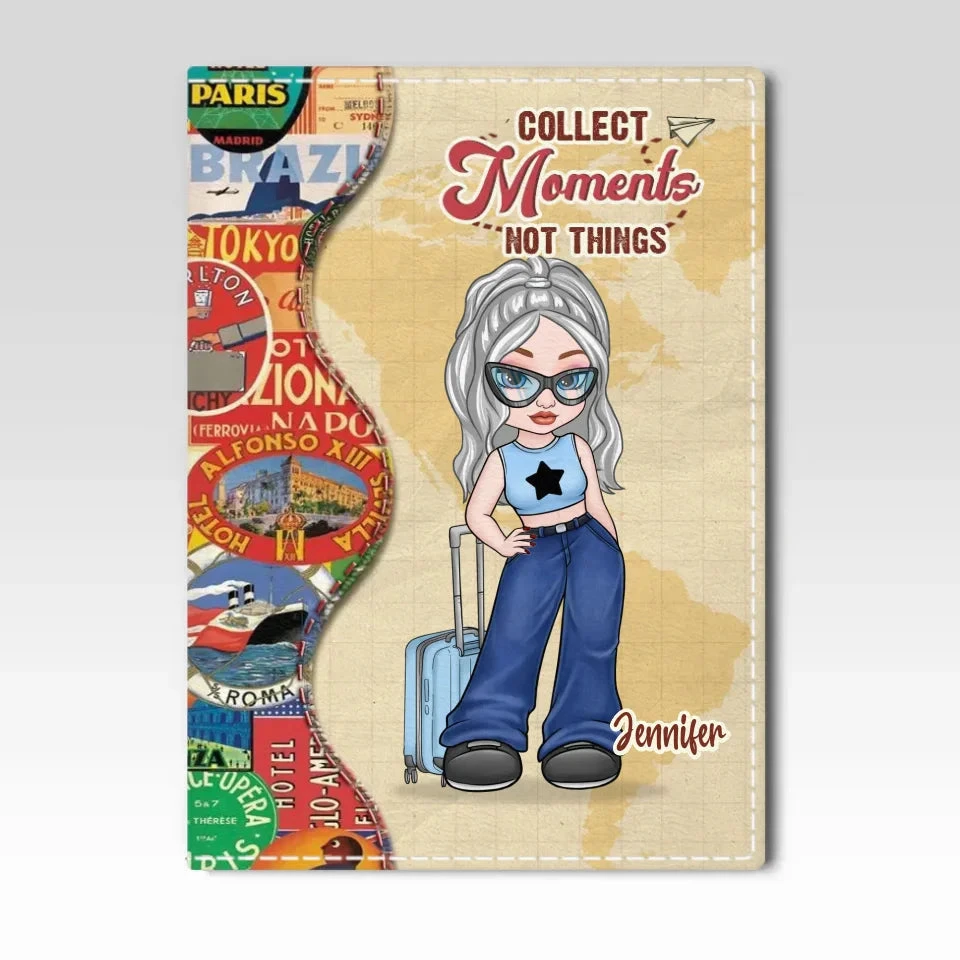 Every Mile Brings A New Story - Travel Personalized Custom Passport Cover, Passport Holder - Holiday Vacation Gift, Gift For Adventure Travel Lovers 2 Every Mile Brings A New Story - Travel Personalized Custom Passport Cover, Passport Holder - Holiday Vacation Gift, Gift For Adventure Travel Lovers - Image 2