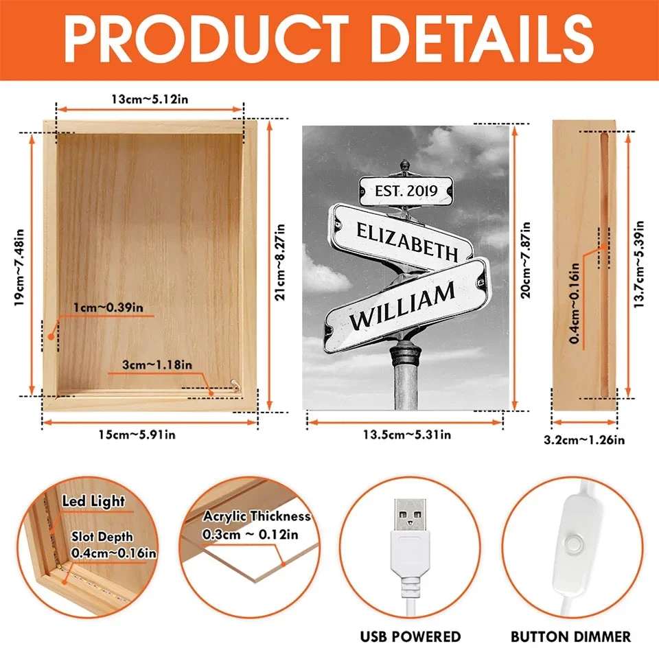 You Are My Today And All Of My Tomorrows - Couple Personalized Custom Frame Light Box - Gift For Husband Wife, Anniversary 6 You Are My Today And All Of My Tomorrows - Couple Personalized Custom Frame Light Box - Gift For Husband Wife, Anniversary - Image 6