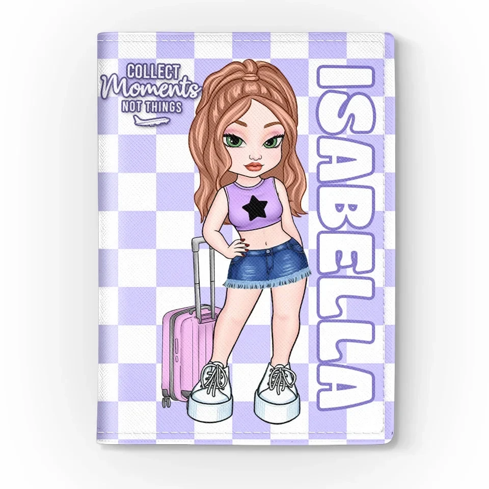 Live Your Best Travel Life - Travel Personalized Custom Passport Cover, Passport Holder - Holiday Vacation Gift, Gift For Adventure Travel Lovers 3 Live Your Best Travel Life - Travel Personalized Custom Passport Cover, Passport Holder - Holiday Vacation Gift, Gift For Adventure Travel Lovers - Image 3