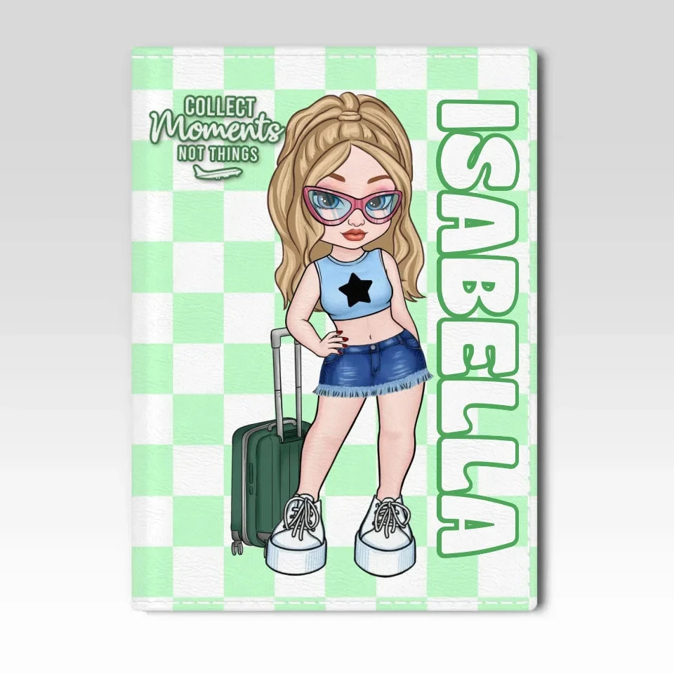 Live Your Best Travel Life - Travel Personalized Custom Passport Cover, Passport Holder - Holiday Vacation Gift, Gift For Adventure Travel Lovers 2 Live Your Best Travel Life - Travel Personalized Custom Passport Cover, Passport Holder - Holiday Vacation Gift, Gift For Adventure Travel Lovers - Image 2