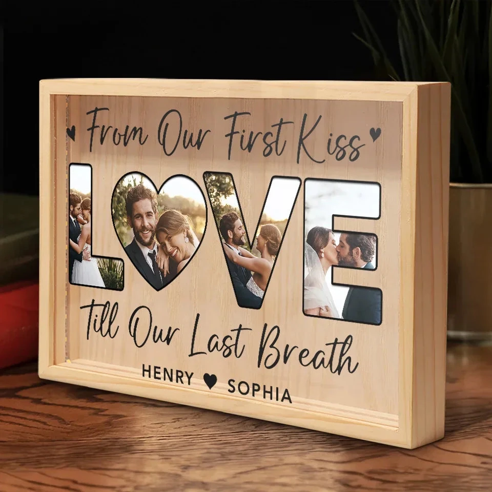 Custom Photo In You, I've Found My Forever - Couple Personalized Custom Frame Light Box - Gift For Husband Wife, Anniversary 4 Custom Photo In You, I've Found My Forever - Couple Personalized Custom Frame Light Box - Gift For Husband Wife, Anniversary - Image 4