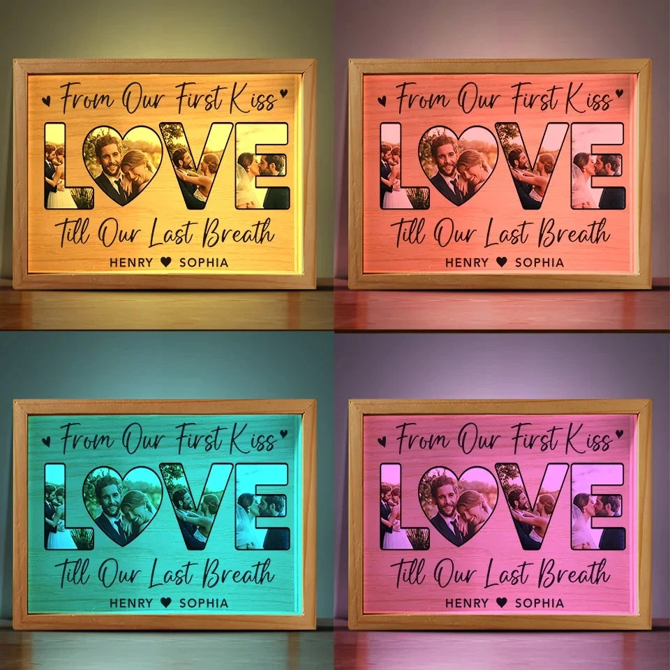 Custom Photo In You, I've Found My Forever - Couple Personalized Custom Frame Light Box - Gift For Husband Wife, Anniversary 5 Custom Photo In You, I've Found My Forever - Couple Personalized Custom Frame Light Box - Gift For Husband Wife, Anniversary - Image 5