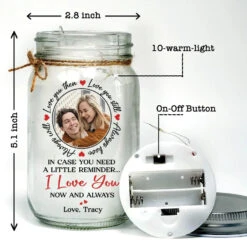 Custom Photo Forever Is My Favorite With You - Couple Personalized Custom Mason Jar Light - Gift For Husband Wife, Anniversary 9 Custom Photo Forever Is My Favorite With You - Couple Personalized Custom Mason Jar Light - Gift For Husband Wife, Anniversary -Pawfect House Store 676a0bfc25c0b