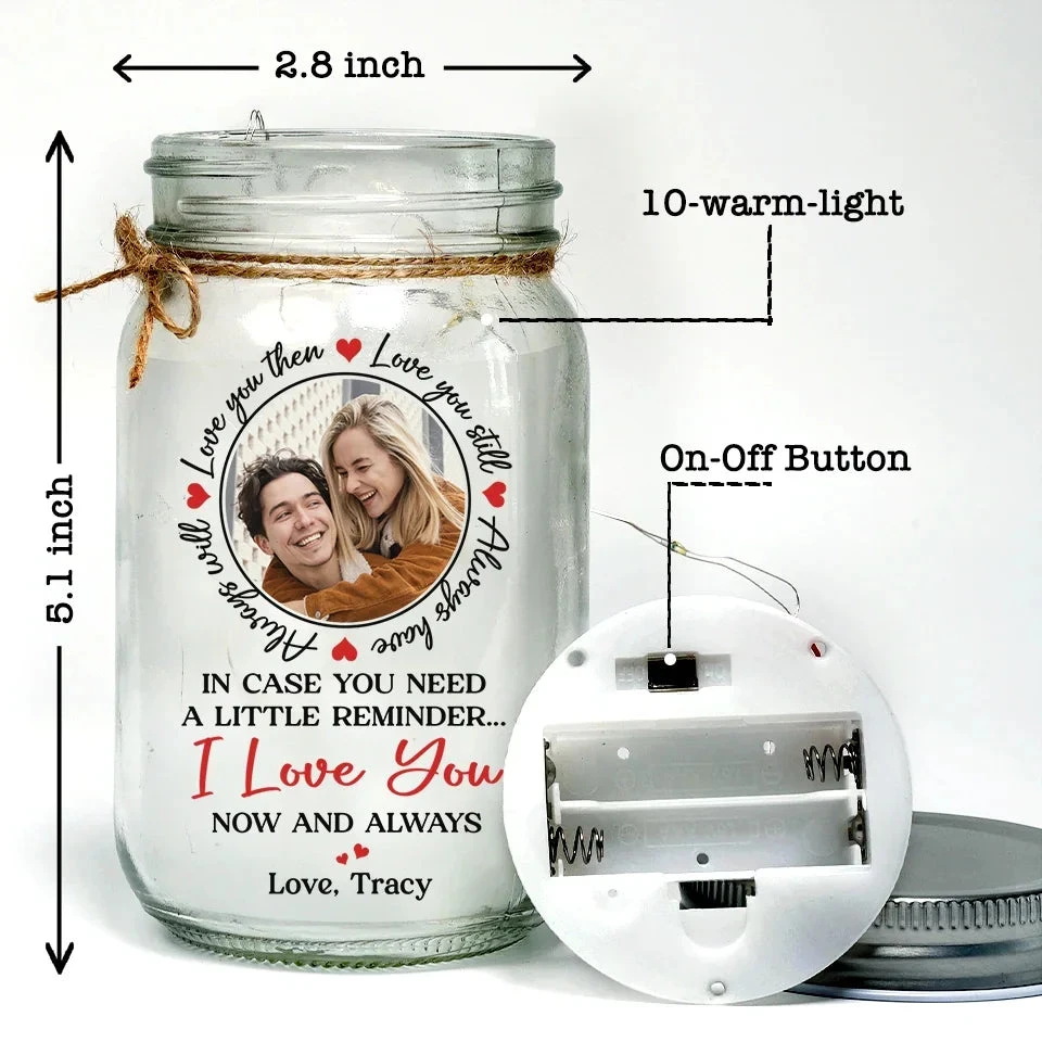 Custom Photo Forever Is My Favorite With You - Couple Personalized Custom Mason Jar Light - Gift For Husband Wife, Anniversary 4 Custom Photo Forever Is My Favorite With You - Couple Personalized Custom Mason Jar Light - Gift For Husband Wife, Anniversary - Image 4