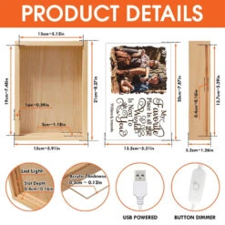 Custom Photo Building A Love Story That Will Last Forever - Couple Personalized Custom Frame Light Box - Gift For Husband Wife, Anniversary -Pawfect House Store 676a20e3411b3