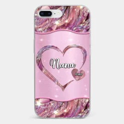 A Garden Of Love Grows In A Grandmother's Heart - Family Personalized Custom Faux Jewelry Effect Printed Clear Phone Case - Gift For Mom, Grandma 23 A Garden Of Love Grows In A Grandmother's Heart - Family Personalized Custom Faux Jewelry Effect Printed Clear Phone Case - Gift For Mom, Grandma -Pawfect House Store 676a733366440 a5132e3a 89a3 4640 878f c8da34c95446