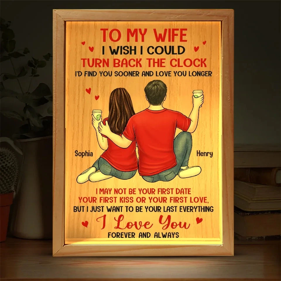 I'd Find You Sooner And Love You Longer - Couple Personalized Custom Frame Light Box - Gift For Husband Wife, Anniversary 1 I'd Find You Sooner And Love You Longer - Couple Personalized Custom Frame Light Box - Gift For Husband Wife, Anniversary