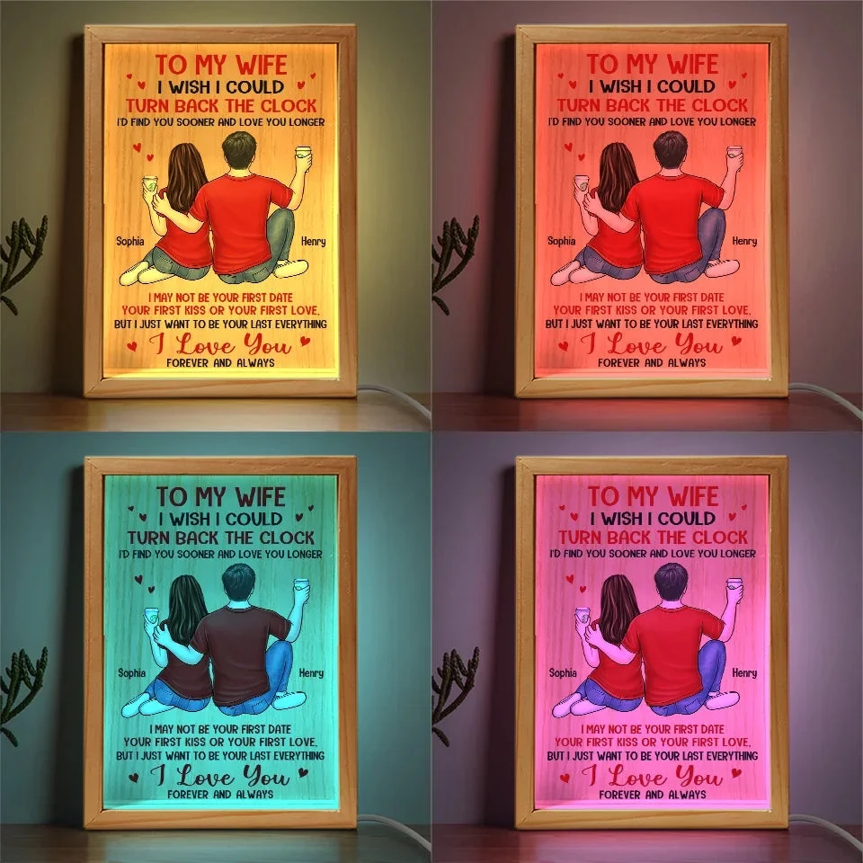 I'd Find You Sooner And Love You Longer - Couple Personalized Custom Frame Light Box - Gift For Husband Wife, Anniversary 5 I'd Find You Sooner And Love You Longer - Couple Personalized Custom Frame Light Box - Gift For Husband Wife, Anniversary - Image 5