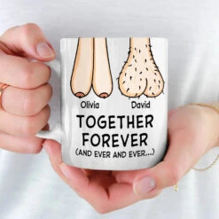 Together Forever - Couple Personalized Custom Mug - Gift For Husband Wife, Anniversary 9 Together Forever - Couple Personalized Custom Mug - Gift For Husband Wife, Anniversary -Pawfect House Store 676a774231c82