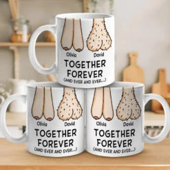 Together Forever - Couple Personalized Custom Mug - Gift For Husband Wife, Anniversary 10 Together Forever - Couple Personalized Custom Mug - Gift For Husband Wife, Anniversary -Pawfect House Store 676a774bb44d8