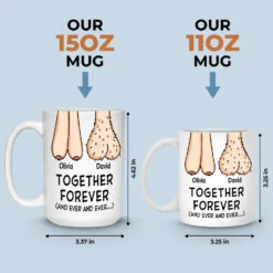 Together Forever - Couple Personalized Custom Mug - Gift For Husband Wife, Anniversary 11 Together Forever - Couple Personalized Custom Mug - Gift For Husband Wife, Anniversary -Pawfect House Store 676a77547f517
