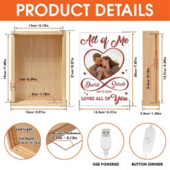 Custom Photo All Of Me Loves All Of You - Couple Personalized Custom Frame Light Box - Gift For Husband Wife, Anniversary 11 Custom Photo All Of Me Loves All Of You - Couple Personalized Custom Frame Light Box - Gift For Husband Wife, Anniversary -Pawfect House Store 676a785f9659b