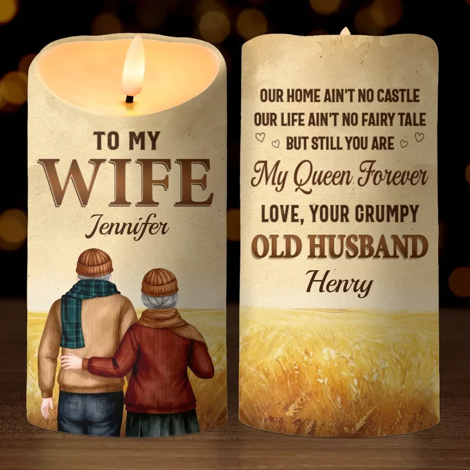 Love Is You And Me, Always - Couple Personalized Custom LED Candle - Christmas Gift For Husband Wife, Anniversary 2 Love Is You And Me, Always - Couple Personalized Custom LED Candle - Christmas Gift For Husband Wife, Anniversary - Image 2