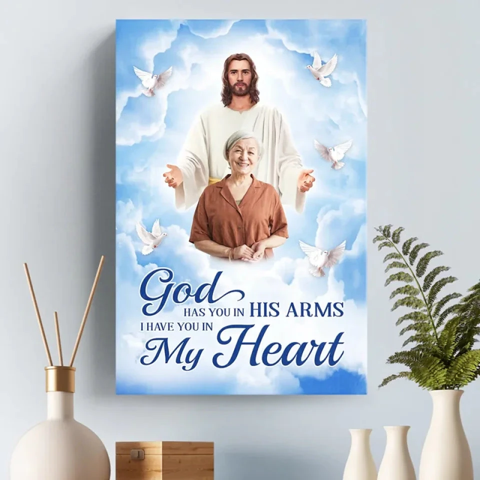 Custom Photo I Have You In My Heart - Memorial Personalized Custom Vertical Canvas - Sympathy Gift For Family Members 7 Custom Photo I Have You In My Heart - Memorial Personalized Custom Vertical Canvas - Sympathy Gift For Family Members - Image 7