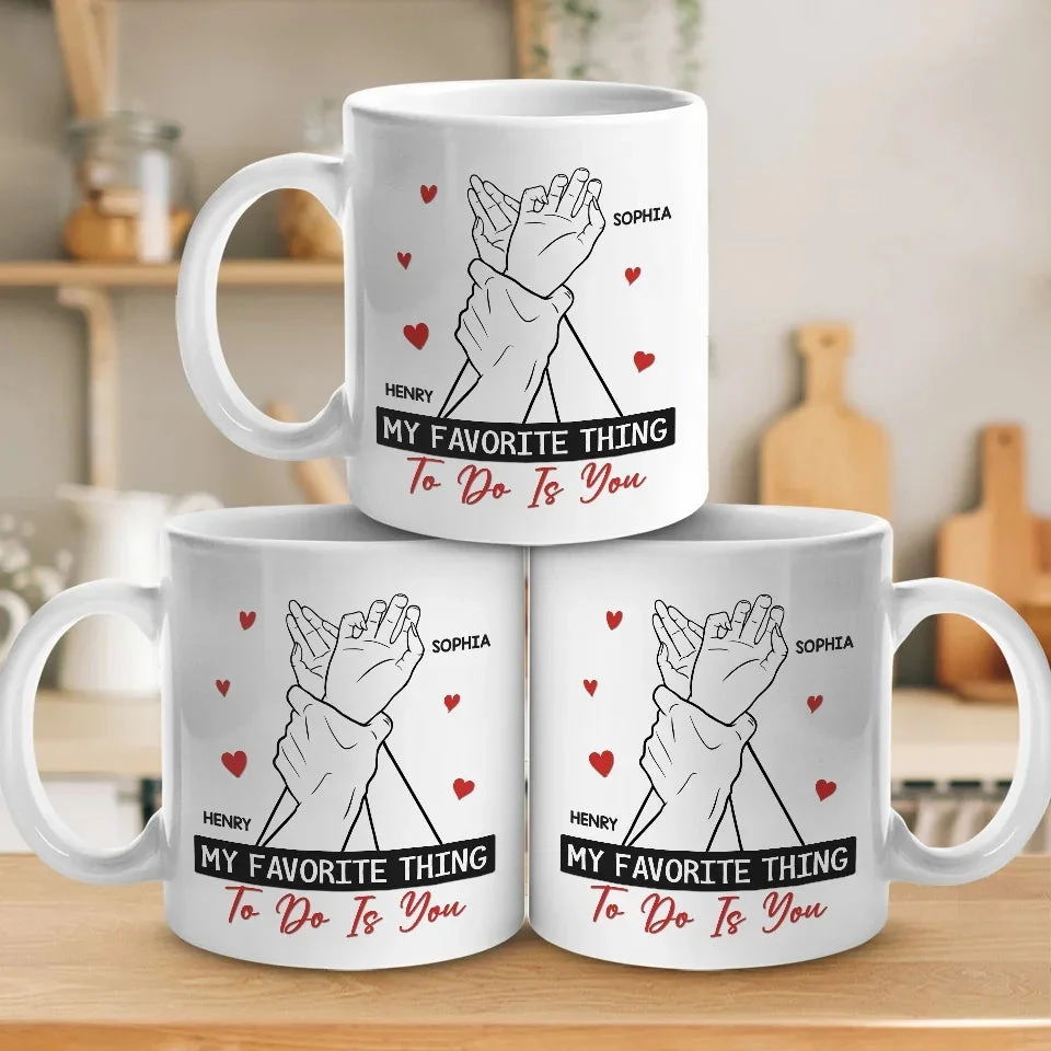 My Perfect Day Starts And Ends With You - Couple Personalized Custom Mug - Gift For Husband Wife, Anniversary 4 My Perfect Day Starts And Ends With You - Couple Personalized Custom Mug - Gift For Husband Wife, Anniversary - Image 4
