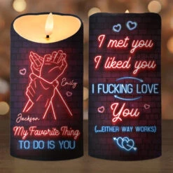 My Favorite Thing To Do Is You - Couple Personalized Custom LED Candle - Gift For Husband Wife, Anniversary 5 My Favorite Thing To Do Is You - Couple Personalized Custom LED Candle - Gift For Husband Wife, Anniversary -Pawfect House Store 676bc8f78eceb