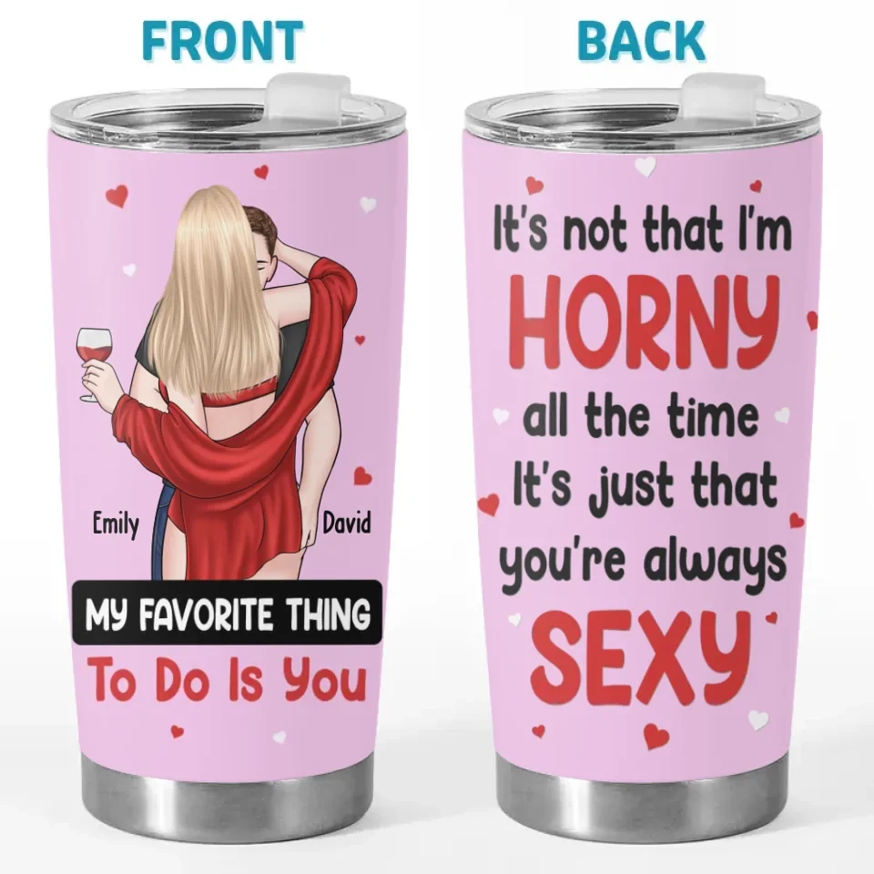 My Love, My Life - Couple Personalized Custom Tumbler - Gift For Husband Wife, Anniversary 2 My Love, My Life - Couple Personalized Custom Tumbler - Gift For Husband Wife, Anniversary - Image 2