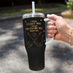You're The One For Me - Couple Personalized Custom 40 Oz Stainless Steel Tumbler With Handle - Gift For Husband Wife, Anniversary, LGBTQ+ 6 You're The One For Me - Couple Personalized Custom 40 Oz Stainless Steel Tumbler With Handle - Gift For Husband Wife, Anniversary, LGBTQ+ -Pawfect House Store 676ce47af2052