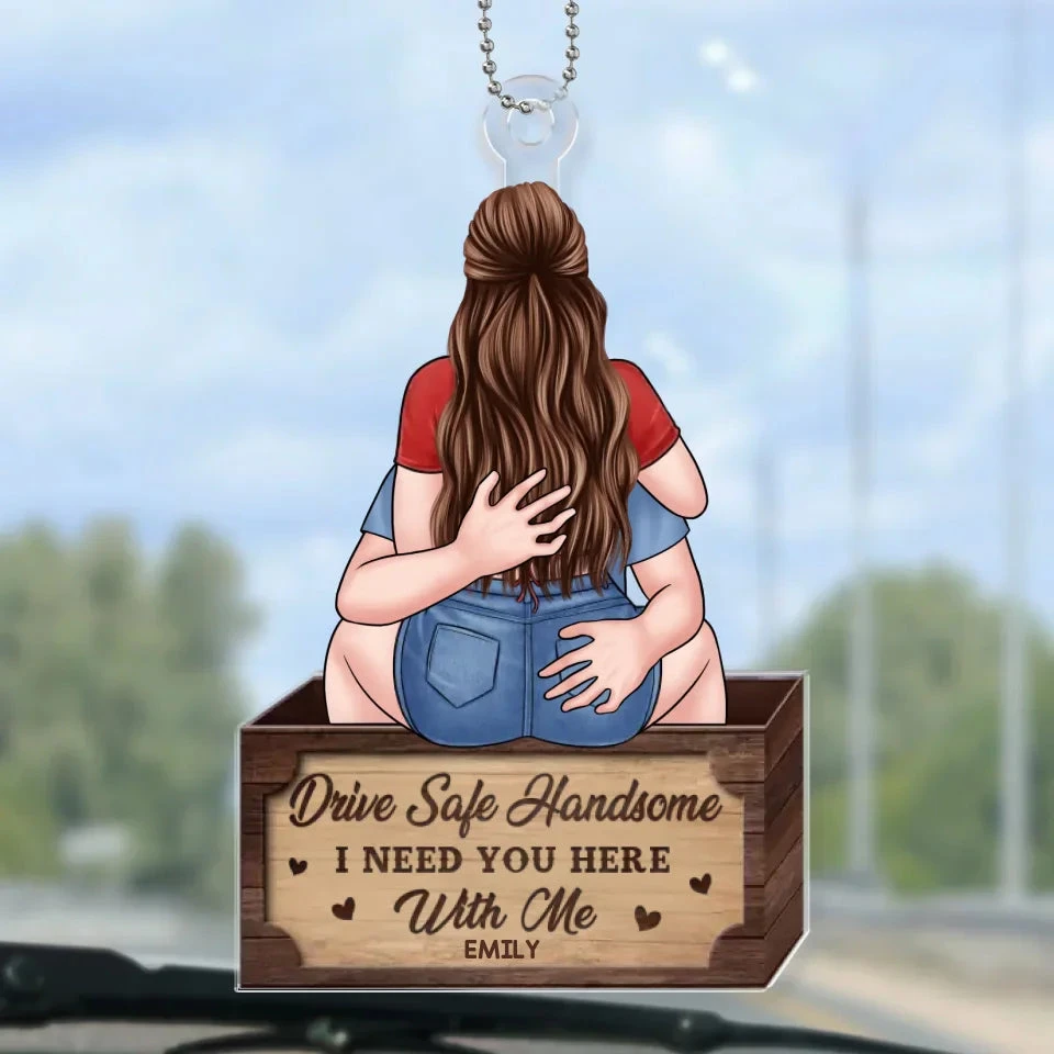 Be Mindful On The Road, You’re My Everything - Couple Personalized Custom Car Ornament - Acrylic Custom Shaped - Gift For Husband Wife, Anniversary 2 Be Mindful On The Road, You’re My Everything - Couple Personalized Custom Car Ornament - Acrylic Custom Shaped - Gift For Husband Wife, Anniversary - Image 2