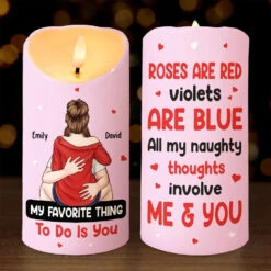 Every Little Joke You Make Pulls Me Closer To You - Couple Personalized Custom LED Candle - Gift For Husband Wife, Anniversary
