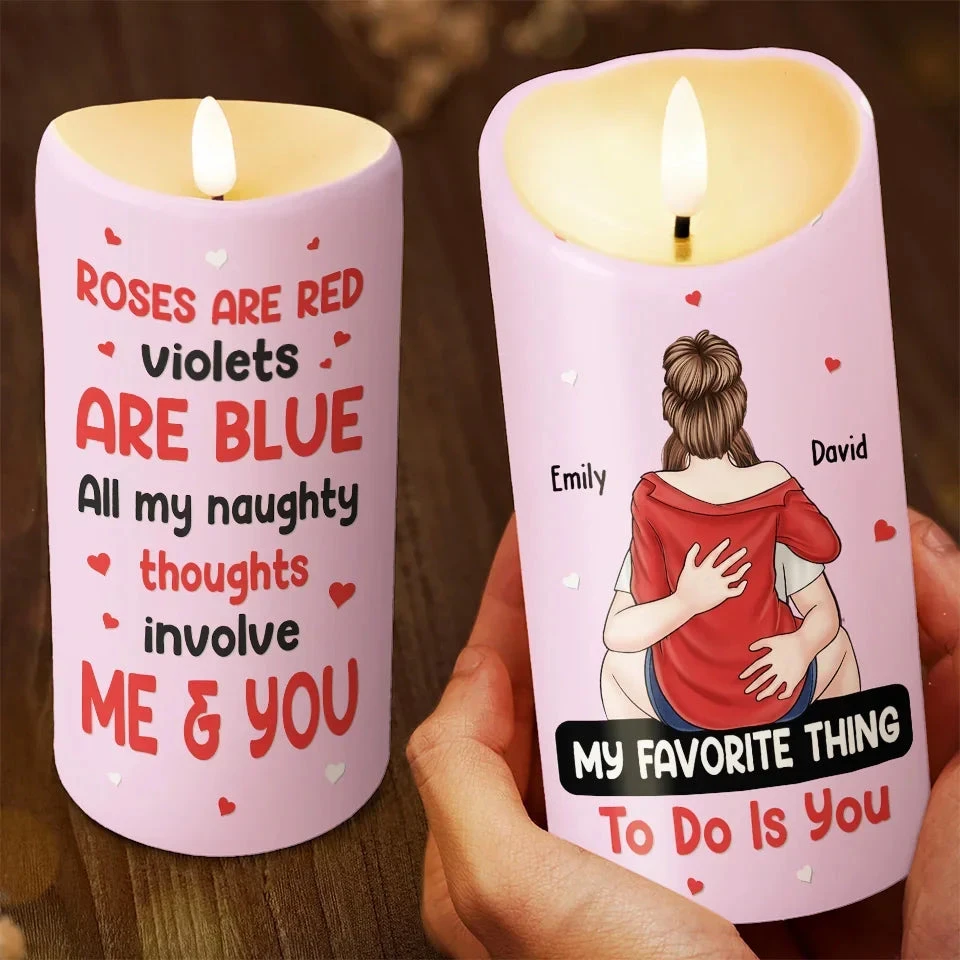 Every Little Joke You Make Pulls Me Closer To You - Couple Personalized Custom LED Candle - Gift For Husband Wife, Anniversary 3 Every Little Joke You Make Pulls Me Closer To You - Couple Personalized Custom LED Candle - Gift For Husband Wife, Anniversary - Image 3