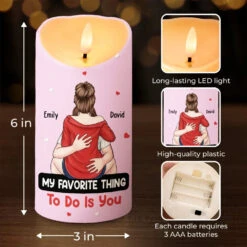Every Little Joke You Make Pulls Me Closer To You - Couple Personalized Custom LED Candle - Gift For Husband Wife, Anniversary 7 Every Little Joke You Make Pulls Me Closer To You - Couple Personalized Custom LED Candle - Gift For Husband Wife, Anniversary -Pawfect House Store 676d19151bf76