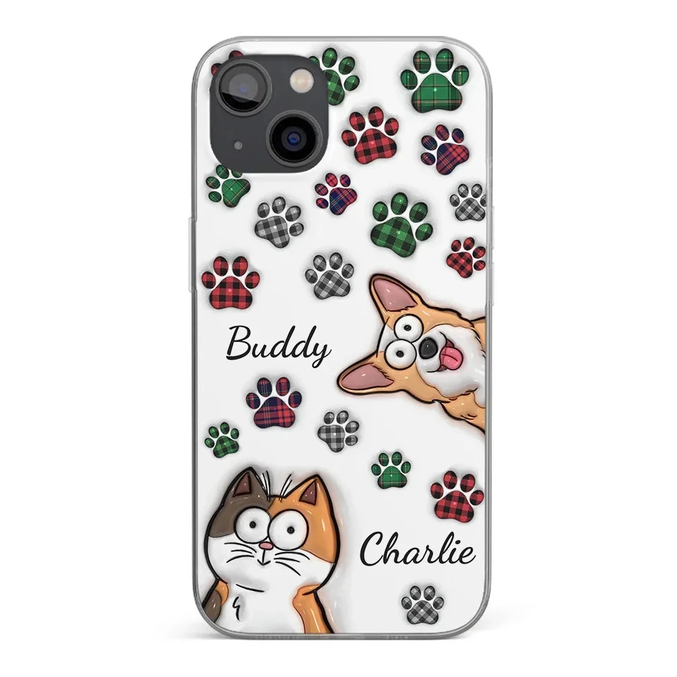 Life Would Be Ruff Without You - Dog & Cat Personalized Custom 3D Inflated Effect Printed Clear Phone Case - Gift For Pet Owners, Pet Lovers 1 Life Would Be Ruff Without You - Dog & Cat Personalized Custom 3D Inflated Effect Printed Clear Phone Case - Gift For Pet Owners, Pet Lovers