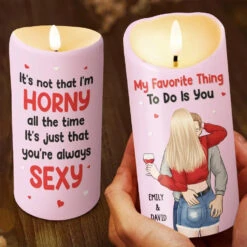 Where There Is Love, There Is Life - Couple Personalized Custom LED Candle - Gift For Husband Wife, Anniversary -Pawfect House Store 676d30d012224