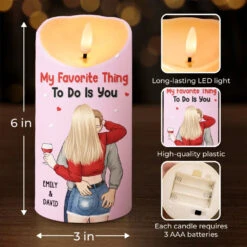 Where There Is Love, There Is Life - Couple Personalized Custom LED Candle - Gift For Husband Wife, Anniversary -Pawfect House Store 676d30d39d8a6