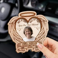 Custom Photo Not A Day Goes By That You Are Not Missed - Memorial Personalized Custom Car Visor Clip - Sympathy Gift For Family Members 6 Custom Photo Not A Day Goes By That You Are Not Missed - Memorial Personalized Custom Car Visor Clip - Sympathy Gift For Family Members -Pawfect House Store 676e0830ae866