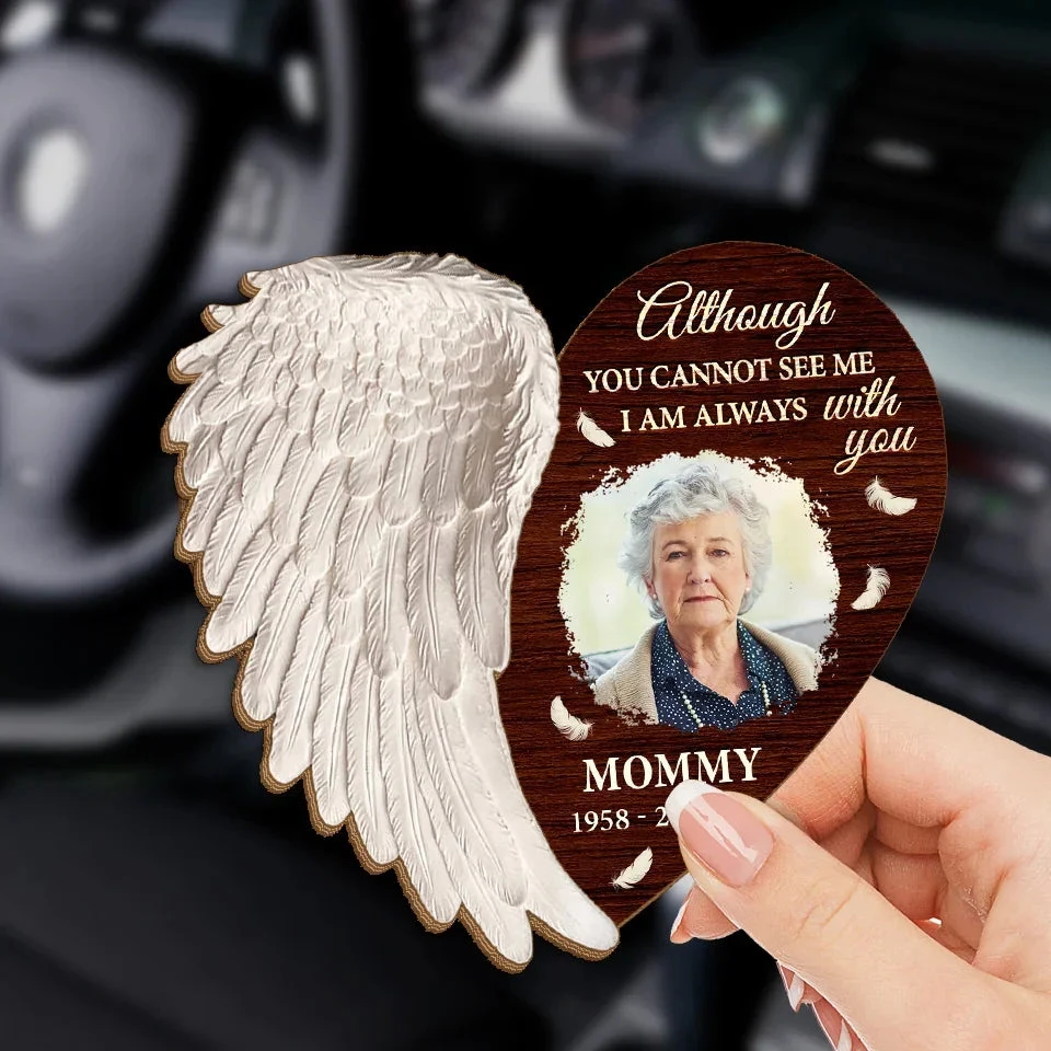 Custom Photo I Am Always With You - Memorial Personalized Custom Car Visor Clip - Sympathy Gift For Family Members 3 Custom Photo I Am Always With You - Memorial Personalized Custom Car Visor Clip - Sympathy Gift For Family Members - Image 3