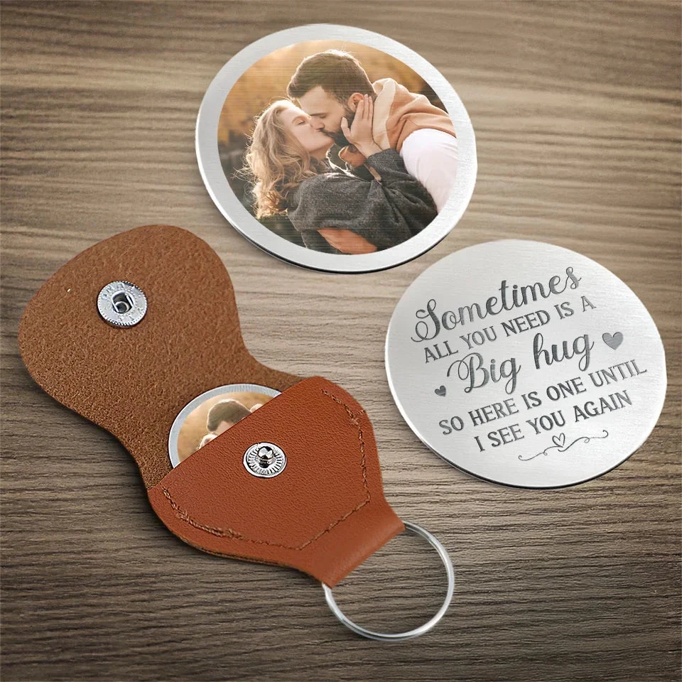 Custom Photo Sometimes All You Need Is A Big Hug - Couple Personalized Custom Pocket Hug - Gift For Husband Wife, Anniversary 4 Custom Photo Sometimes All You Need Is A Big Hug - Couple Personalized Custom Pocket Hug - Gift For Husband Wife, Anniversary - Image 4