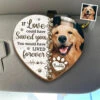 Custom Photo A Loyal Friend, A Loving Soul - Memorial Personalized Custom Car Visor Clip - Sympathy Gift For Pet Owners, Pet Lovers