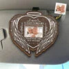 Custom Photo Always On Our Minds Forever In Our Hearts - Memorial Personalized Custom Car Visor Clip - Sympathy Gift For Family Members