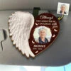 Custom Photo I Am Always With You - Memorial Personalized Custom Car Visor Clip - Sympathy Gift For Family Members