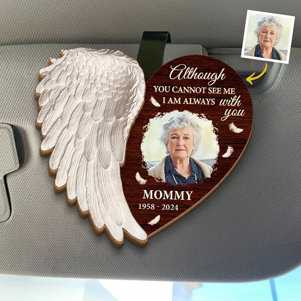 Custom Photo I Am Always With You - Memorial Personalized Custom Car Visor Clip - Sympathy Gift For Family Members 1 Custom Photo I Am Always With You - Memorial Personalized Custom Car Visor Clip - Sympathy Gift For Family Members