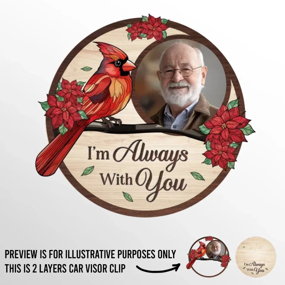 Custom Photo Though You Are Gone, Your Spirit Lives On - Memorial Personalized Custom Car Visor Clip - Sympathy Gift For Family Members 2 Custom Photo Though You Are Gone, Your Spirit Lives On - Memorial Personalized Custom Car Visor Clip - Sympathy Gift For Family Members - Image 2