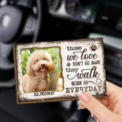 Custom Photo Silent Paws, Endless Love - Memorial Personalized Custom Car Visor Clip - Sympathy Gift For Pet Owners, Pet Lovers -Pawfect House Store 6775df709d69b