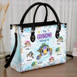 This Grandma Belongs To - Family Personalized Custom Leather Handbag - Gift For Mom, Grandma 7 This Grandma Belongs To - Family Personalized Custom Leather Handbag - Gift For Mom, Grandma -Pawfect House Store 6775f302d9318