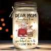 Mom, You Are My Everything - Family Personalized Custom Mason Jar Light - Gift For Mom, Daughter