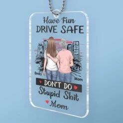 Stay Safe, Have Fun On The Road - Family Personalized Custom Car Ornament - Acrylic Custom Shaped - Gift For Daughter, Son 7 Stay Safe, Have Fun On The Road - Family Personalized Custom Car Ornament - Acrylic Custom Shaped - Gift For Daughter, Son -Pawfect House Store 6776253bab3af