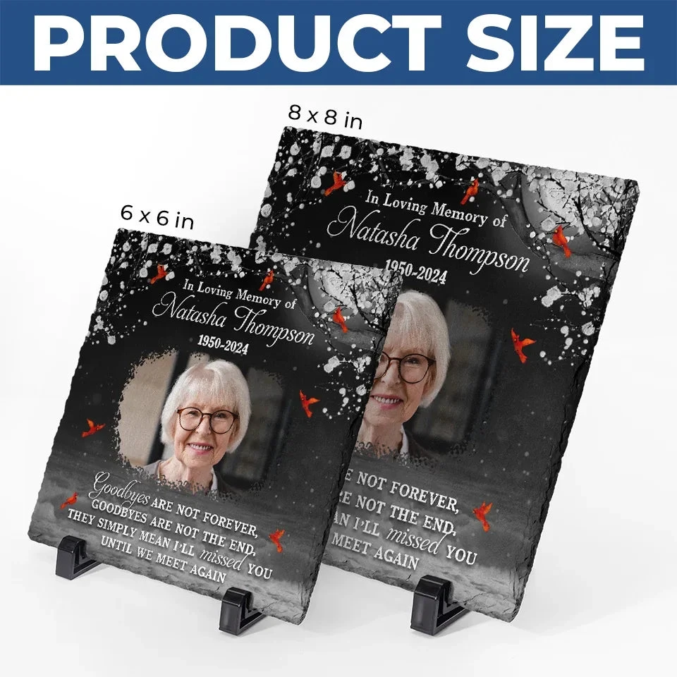 Custom Photo You Will Remain In Our Hearts Forever - Memorial Personalized Custom Square Shaped Memorial Stone - Sympathy Gift For Family Members 7 Custom Photo You Will Remain In Our Hearts Forever - Memorial Personalized Custom Square Shaped Memorial Stone - Sympathy Gift For Family Members - Image 7