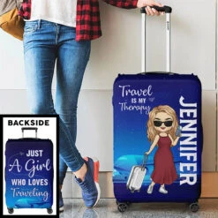 Travel Far Enough, You Meet Yourself - Travel Personalized Custom Luggage Cover - Summer Vacation Gift, Gift For Adventure Travel Lovers 9 Travel Far Enough, You Meet Yourself - Travel Personalized Custom Luggage Cover - Summer Vacation Gift, Gift For Adventure Travel Lovers -Pawfect House Store 67765f22cf7f8