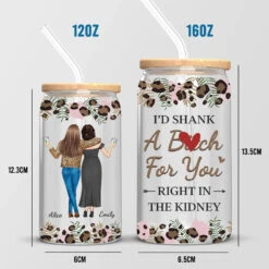 True Friends Are Always Together In Spirit - Bestie Personalized Custom Glass Cup, Iced Coffee Cup - Gift For Best Friends, BFF, Sisters 10 True Friends Are Always Together In Spirit - Bestie Personalized Custom Glass Cup, Iced Coffee Cup - Gift For Best Friends, BFF, Sisters -Pawfect House Store 67778ba843acd