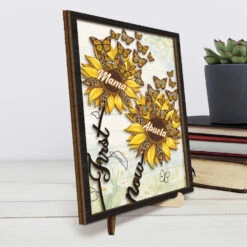 Home Is Wherever You Are - Family Personalized Custom 2-Layered Wooden Plaque With Stand - Gift For Mom, Grandma 9 Home Is Wherever You Are - Family Personalized Custom 2-Layered Wooden Plaque With Stand - Gift For Mom, Grandma -Pawfect House Store 677b42a3dd002