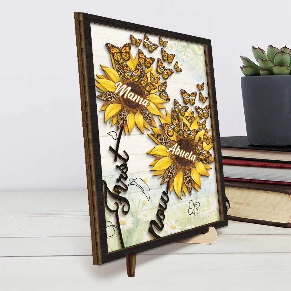 Home Is Wherever You Are - Family Personalized Custom 2-Layered Wooden Plaque With Stand - Gift For Mom, Grandma 4 Home Is Wherever You Are - Family Personalized Custom 2-Layered Wooden Plaque With Stand - Gift For Mom, Grandma - Image 4