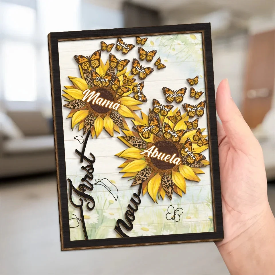 Home Is Wherever You Are - Family Personalized Custom 2-Layered Wooden Plaque With Stand - Gift For Mom, Grandma 5 Home Is Wherever You Are - Family Personalized Custom 2-Layered Wooden Plaque With Stand - Gift For Mom, Grandma - Image 5