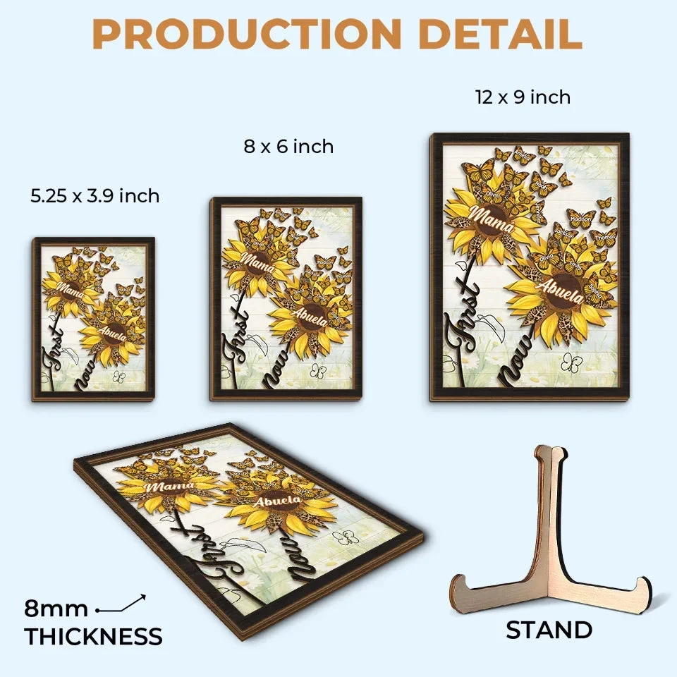 Home Is Wherever You Are - Family Personalized Custom 2-Layered Wooden Plaque With Stand - Gift For Mom, Grandma 6 Home Is Wherever You Are - Family Personalized Custom 2-Layered Wooden Plaque With Stand - Gift For Mom, Grandma - Image 6